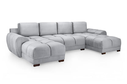 Azzuro Sofa Grey U Shape Corner - Comfort Furniture
