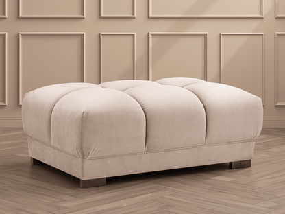 Azzuro Sofa Mocha Footstool - Comfort Furniture