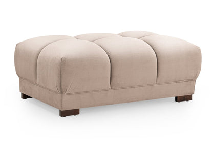 Azzuro Sofa Mocha Footstool - Comfort Furniture