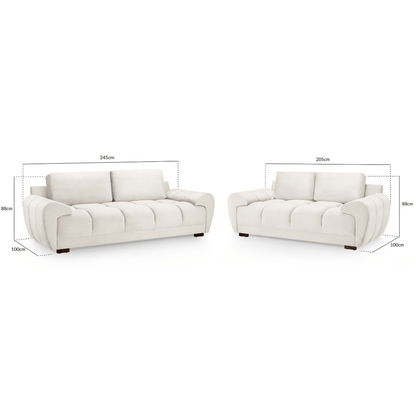 Azzuro Sofa Set - Comfort Furniture