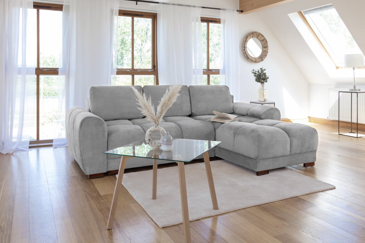 Azzuro Sofabed Grey Universal Corner - Comfort Furniture