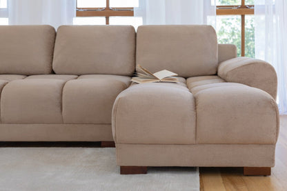 Azzuro Sofabed Mocha Universal Corner - Comfort Furniture