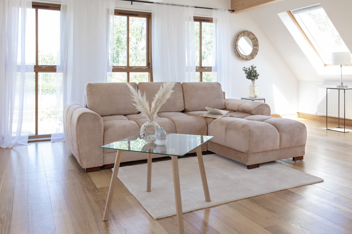Azzuro Sofabed Mocha Universal Corner - Comfort Furniture