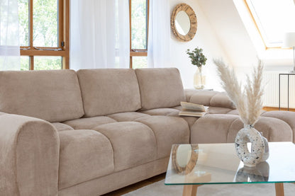 Azzuro Sofabed Mocha Universal Corner - Comfort Furniture