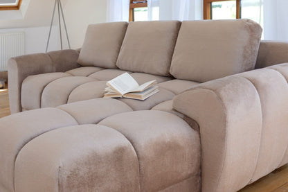 Azzuro Sofabed Mocha Universal Corner - Comfort Furniture