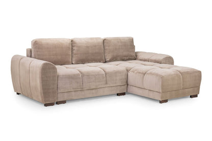 Azzuro Sofabed Mocha Universal Corner - Comfort Furniture