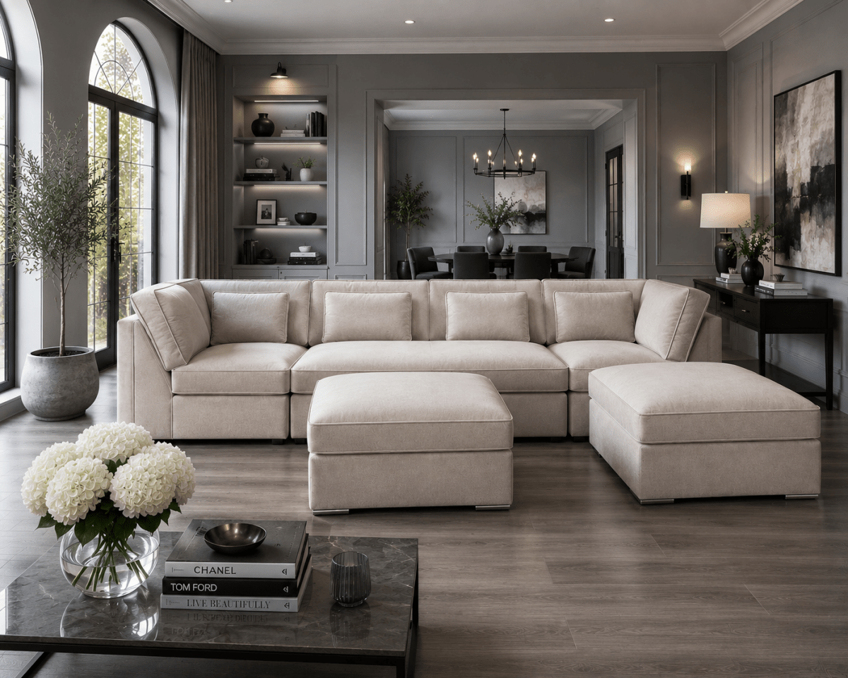 Belgravia U-Shape Corner Sofa - Comfort Furniture