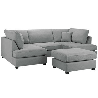 Carnaby Big U - Shape Sofa with Footstool - Comfort Furniture