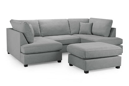 Carnaby Big U - Shape Sofa with Footstool - Comfort Furniture