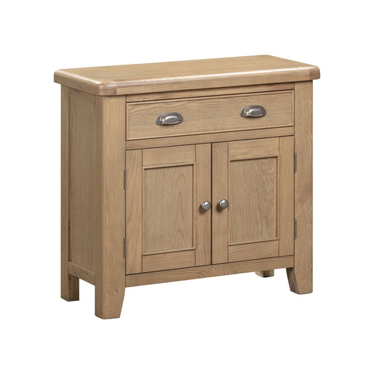 Chatsworth 1 Drawer 2 Door Sideboard – Oak - Comfort Furniture