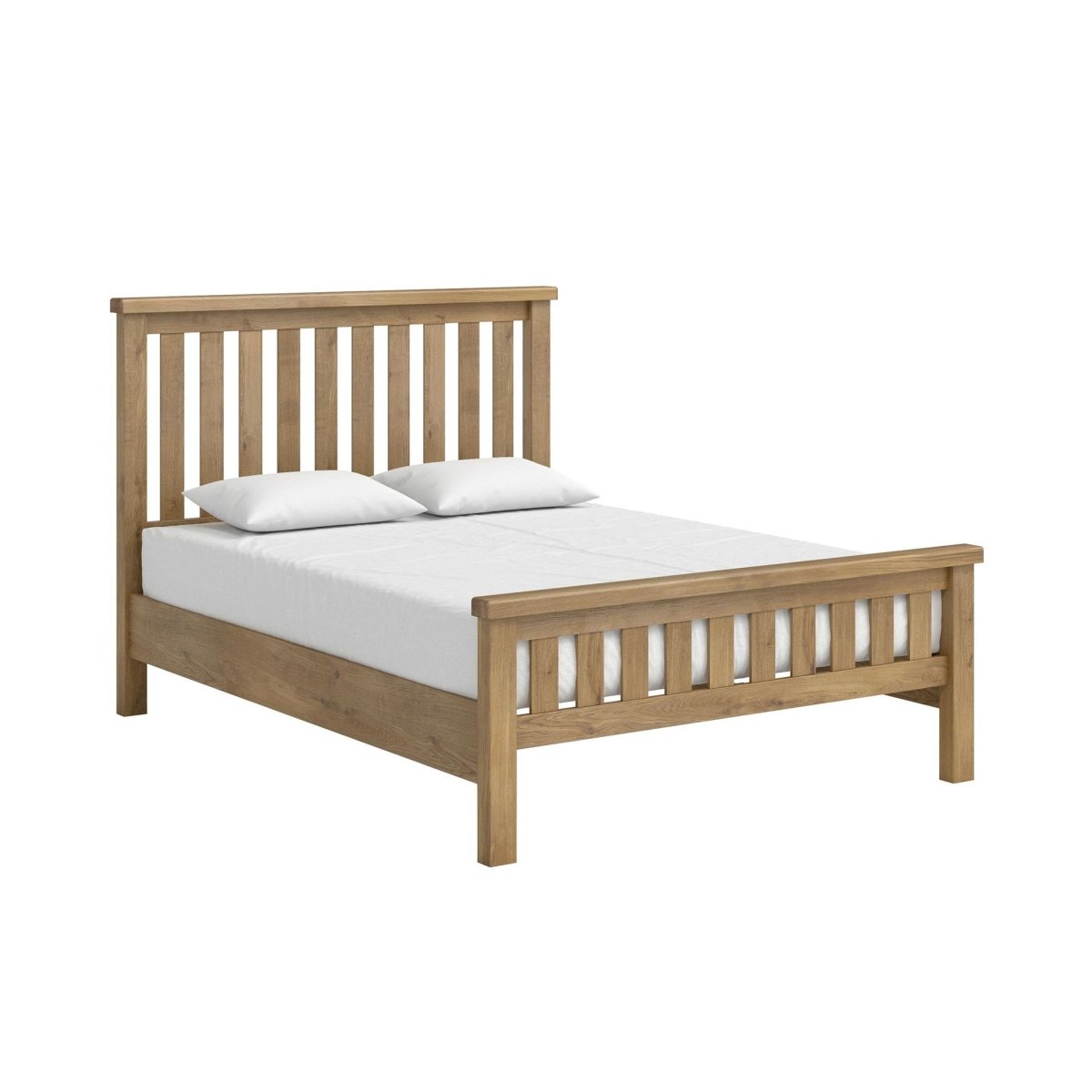 Chatsworth 6' Slatted Bed – Oak - Comfort Furniture