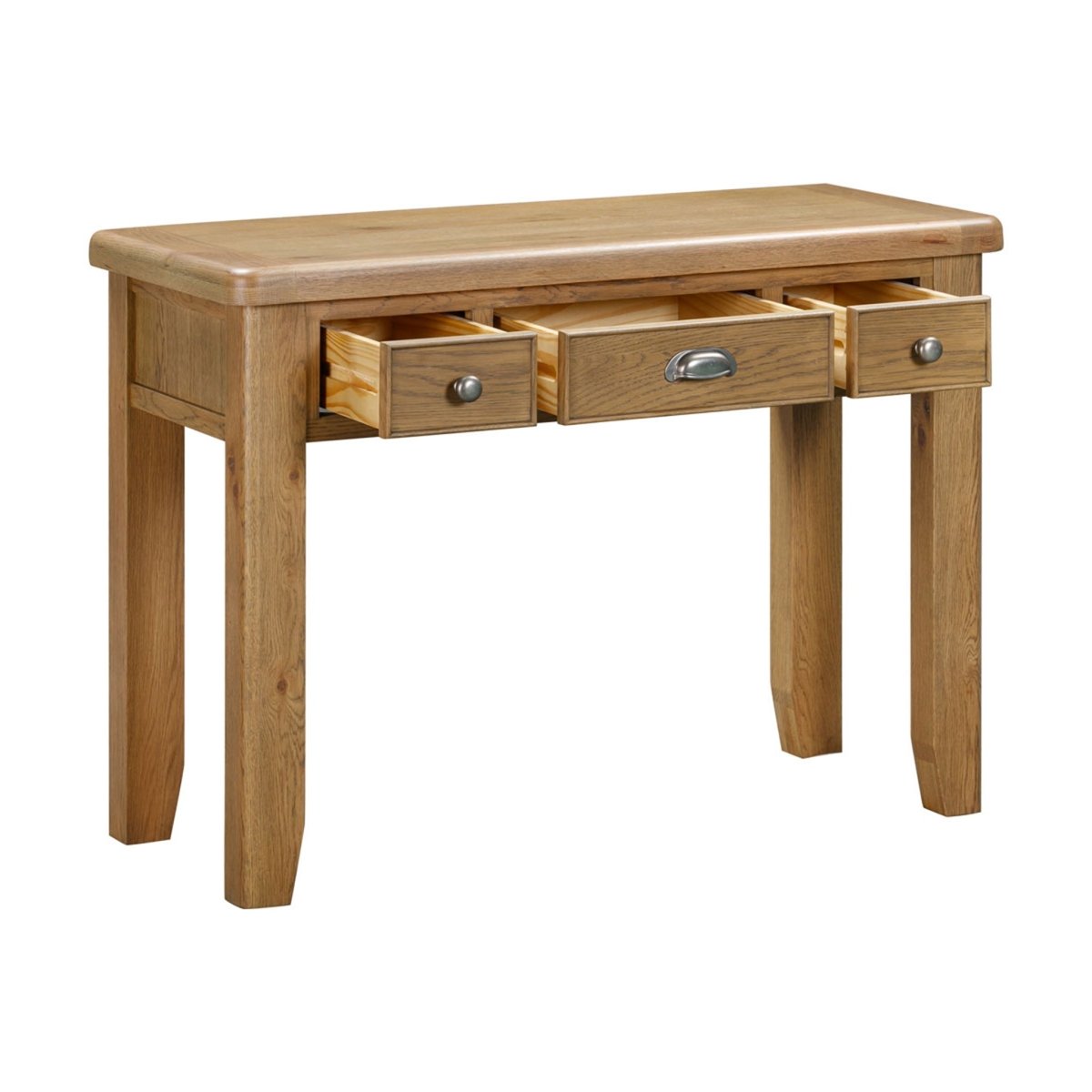 Chatsworth Dressing Table and Stool – Oak - Comfort Furniture