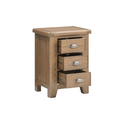 Chatsworth Large Bedside Cabinet – Oak - Comfort Furniture