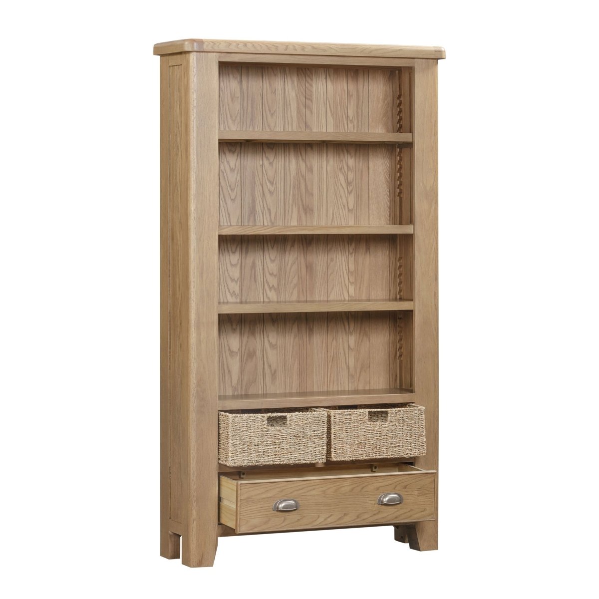 Chatsworth Large Bookcase – Oak - Comfort Furniture