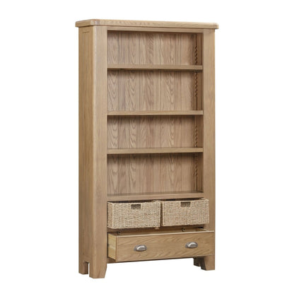 Chatsworth Large Bookcase – Oak - Comfort Furniture