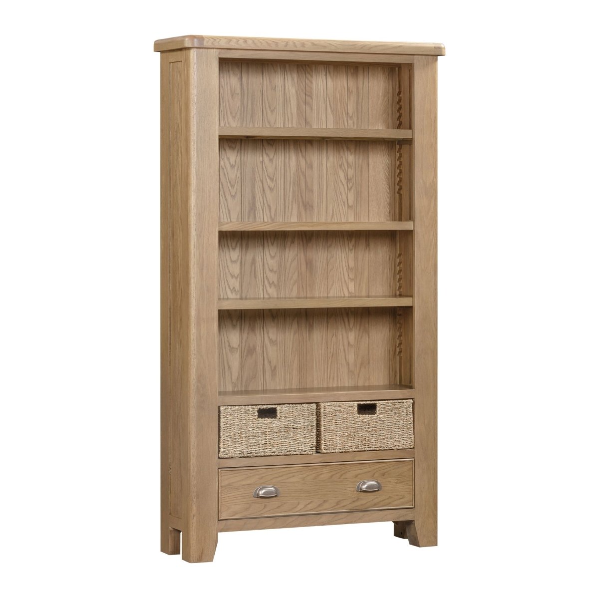 Chatsworth Large Bookcase – Oak - Comfort Furniture