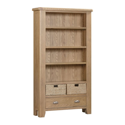 Chatsworth Large Bookcase – Oak - Comfort Furniture