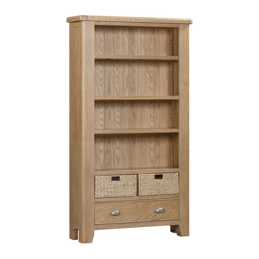 Chatsworth Large Bookcase – Oak - Comfort Furniture