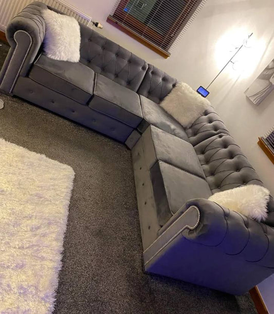 Chesterfield Corner Sofa - Comfort Furniture