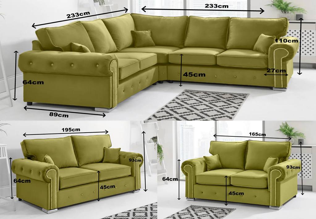 Chesterfield Sofa Suite - Comfort Furniture