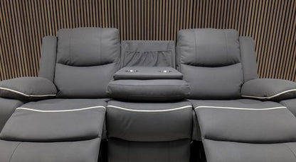 Chloe Leather Sofa Suite Manual Recliner - Comfort Furniture
