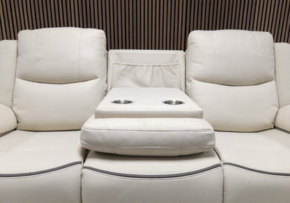 Chloe Leather Sofa Suite Manual Recliner - Comfort Furniture