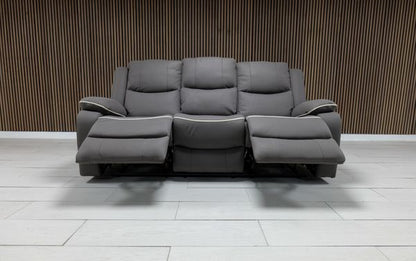 Chloe Leather Sofa Suite Manual Recliner - Comfort Furniture