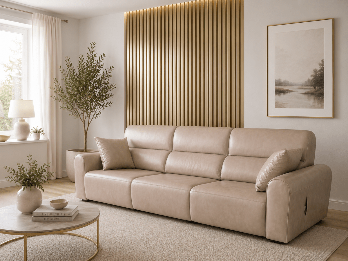 Conway Electric Sofa Coffee 3 Seater - Comfort Furniture