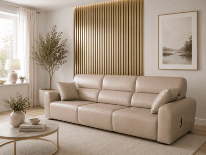 Conway Electric Sofa Coffee 3 Seater - Comfort Furniture