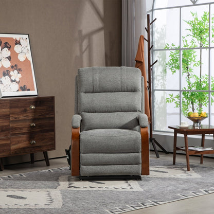 Eastbourne Lift & Tilt Recliner – Grey Chenille - Comfort Furniture