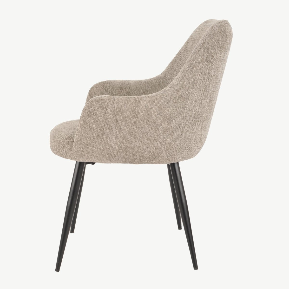 Fabio Dining Chair – Grey Fabric - Comfort Furniture