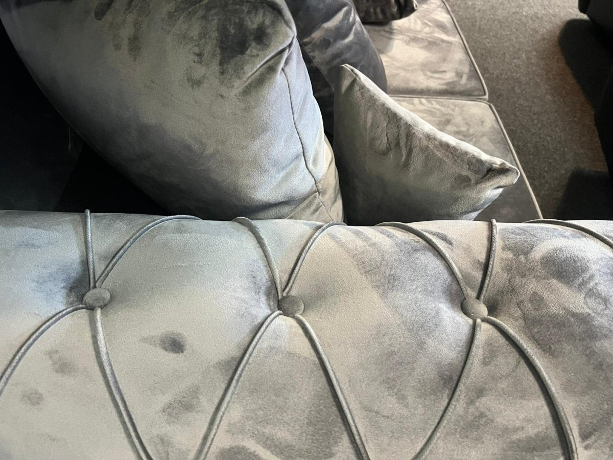 Falcon Sofa Suite 2+2 Grey Plush - Comfort Furniture