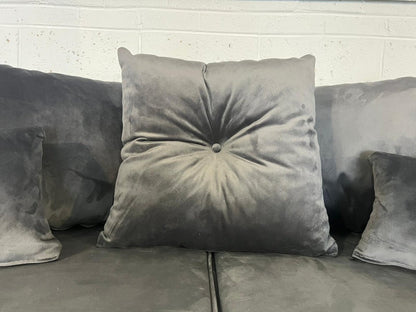 Falcon Sofa Suite 2+2 Grey Plush - Comfort Furniture