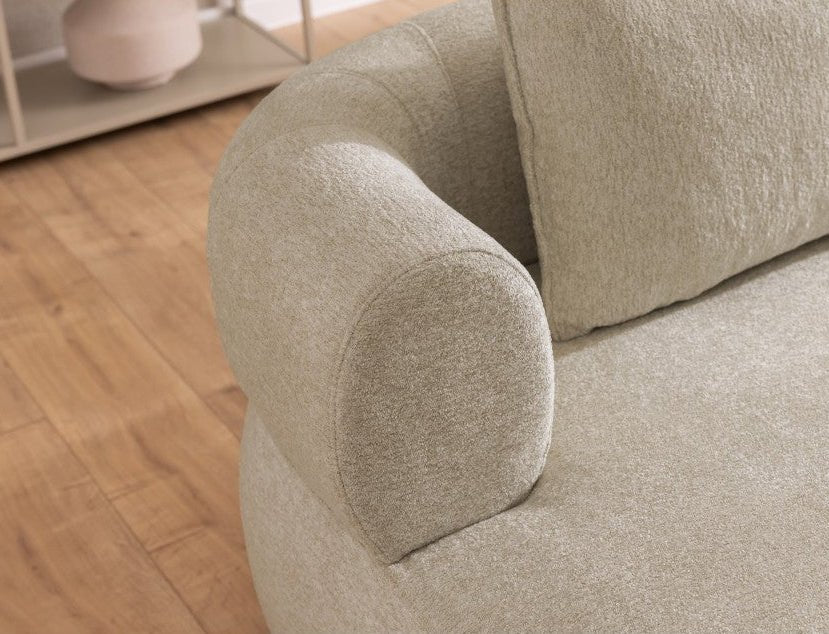 Ferro Beige Left Hand Corner Sofa - Comfort Furniture
