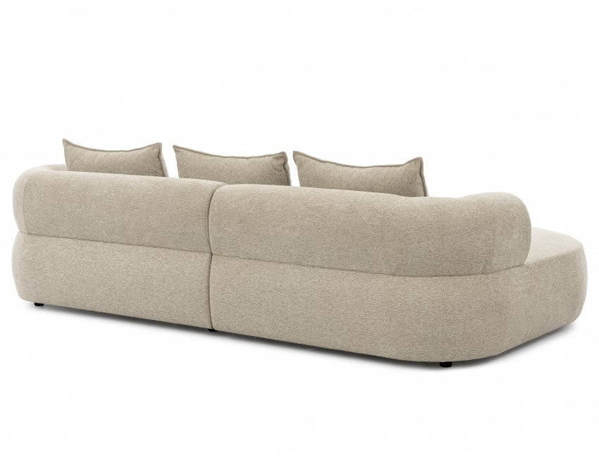 Ferro Beige Left Hand Corner Sofa - Comfort Furniture