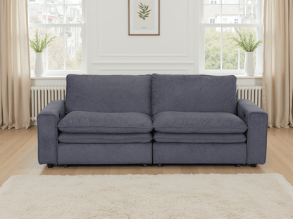 Florence Cloud Grey Electric Sofa - Comfort Furniture
