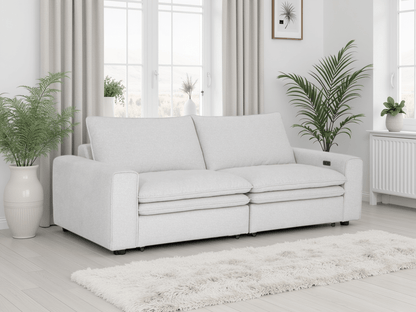 Florence Cloud Ivory Electric Sofa - Comfort Furniture