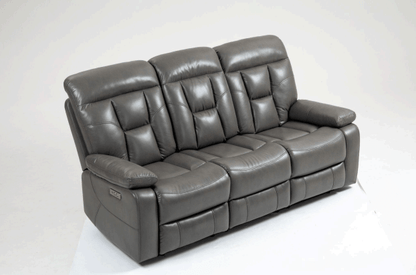 Florian Leather Sofa Suite Electric Recliner - Comfort Furniture