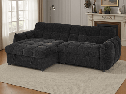 Florida Sofabed Black Universal Corner - Comfort Furniture