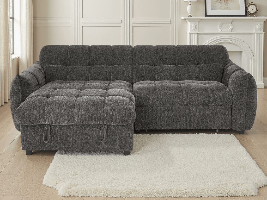 Florida Sofabed Grey Universal Corner - Comfort Furniture