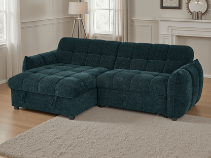 Florida Sofabed Teal Universal Corner - Comfort Furniture