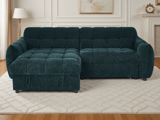 Florida Sofabed Teal Universal Corner - Comfort Furniture