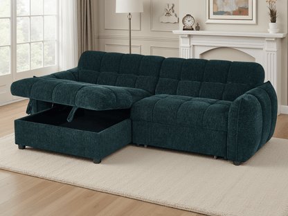 Florida Sofabed Teal Universal Corner - Comfort Furniture