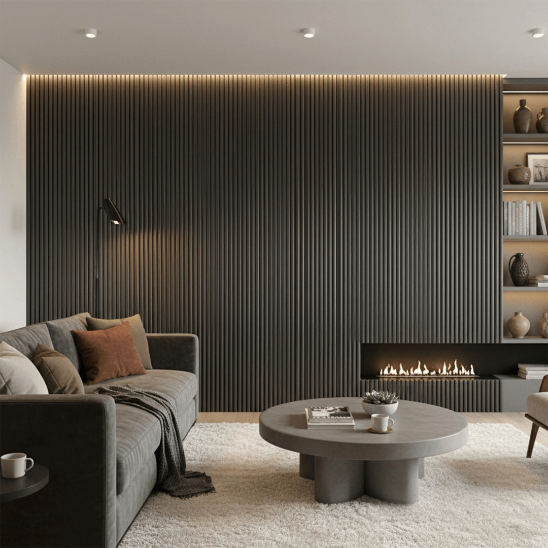 Fluted Wall Panels (15 Panels/Box) - Comfort Furniture