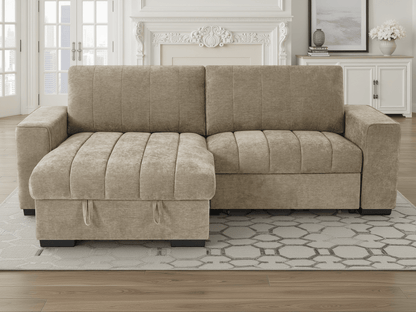 Franklin Sofabed Beige Universal Corner - Comfort Furniture