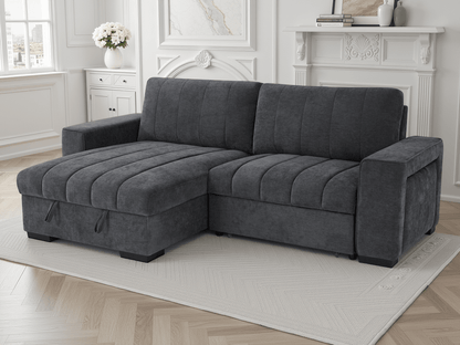 Franklin Sofabed Grey Universal Corner - Comfort Furniture