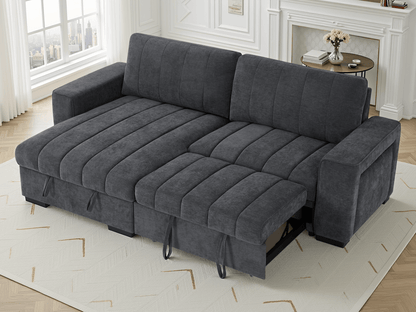 Franklin Sofabed Grey Universal Corner - Comfort Furniture