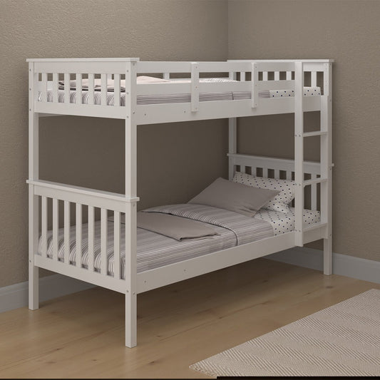 Gabby Single Bunk Bed – White - Comfort Furniture