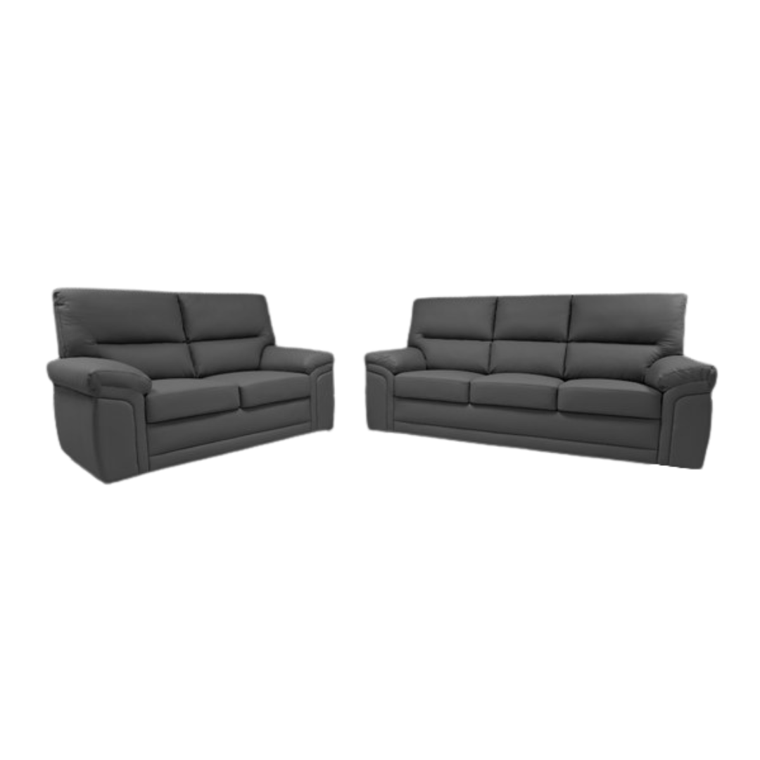 Gretal Leather Sofa Suite - Comfort Furniture