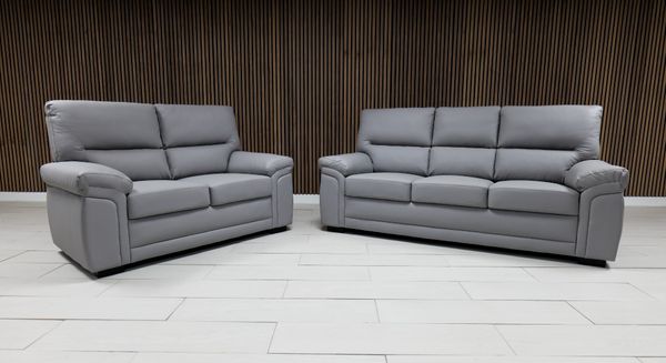 Gretal Leather Sofa Suite - Comfort Furniture